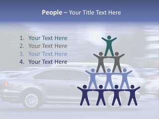 Building Rush Automobile PowerPoint Template