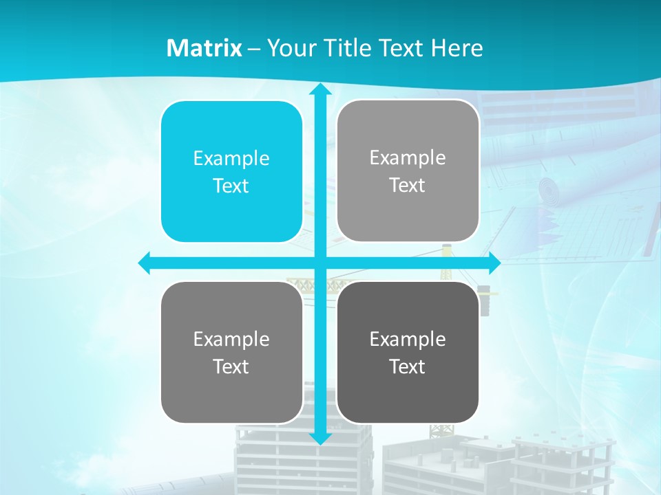 Architecture Building Crane PowerPoint Template