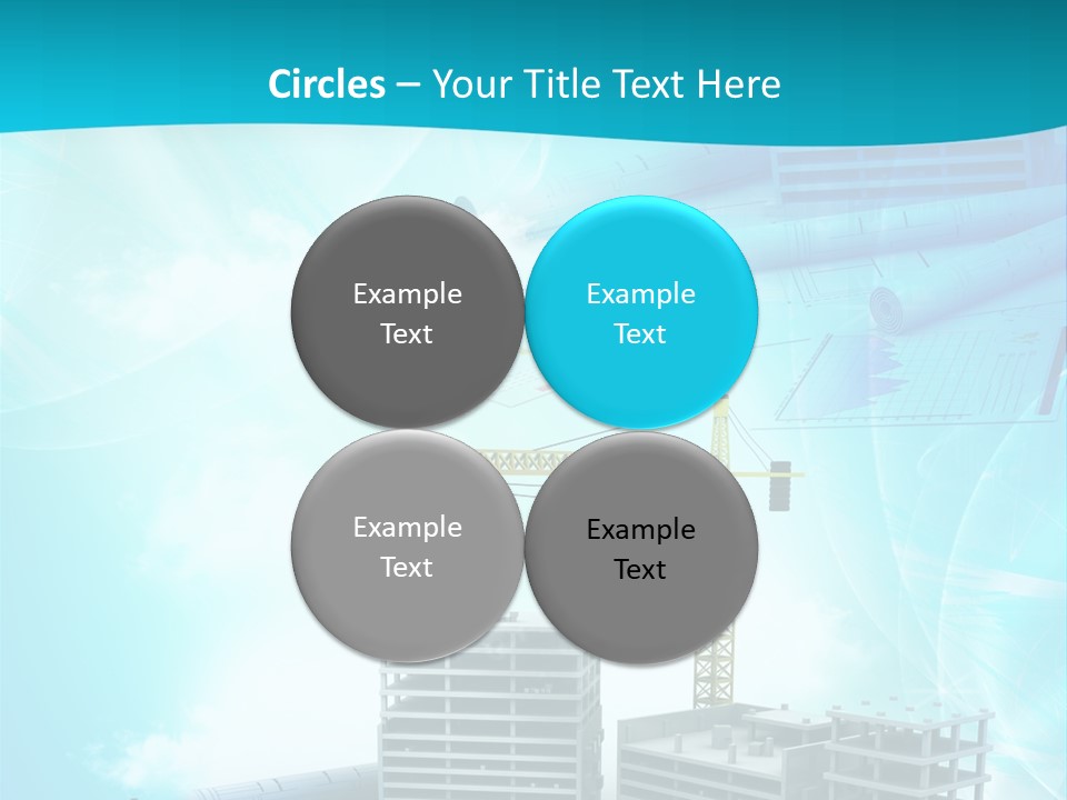 Architecture Building Crane PowerPoint Template