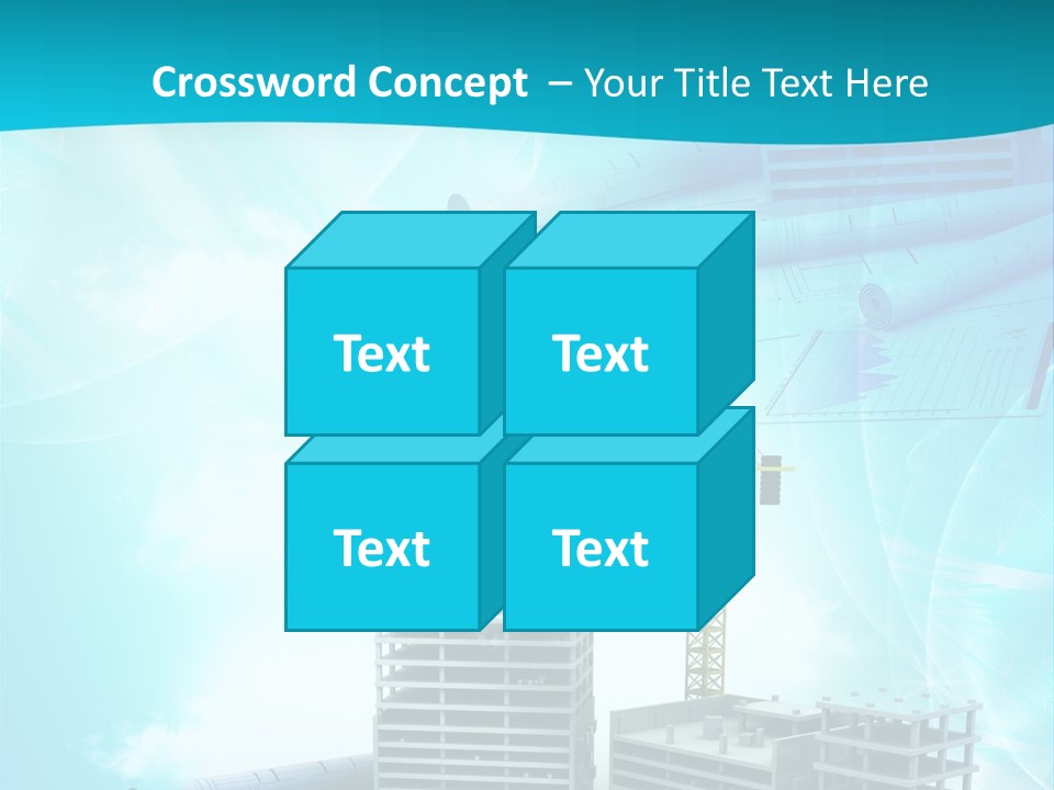 Architecture Building Crane PowerPoint Template