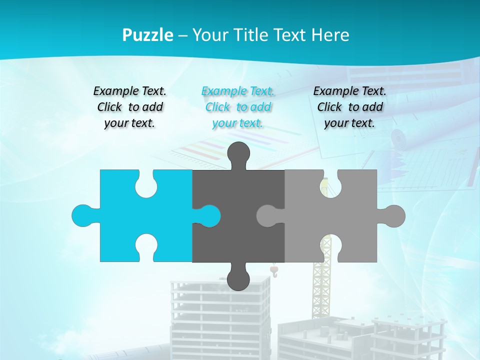 Architecture Building Crane PowerPoint Template