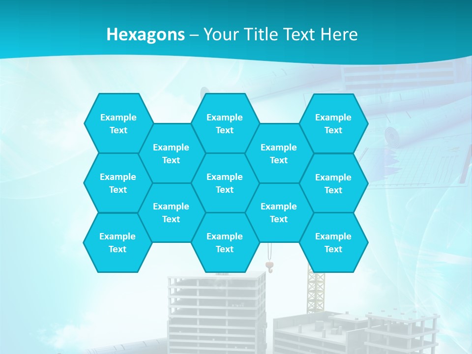 Architecture Building Crane PowerPoint Template