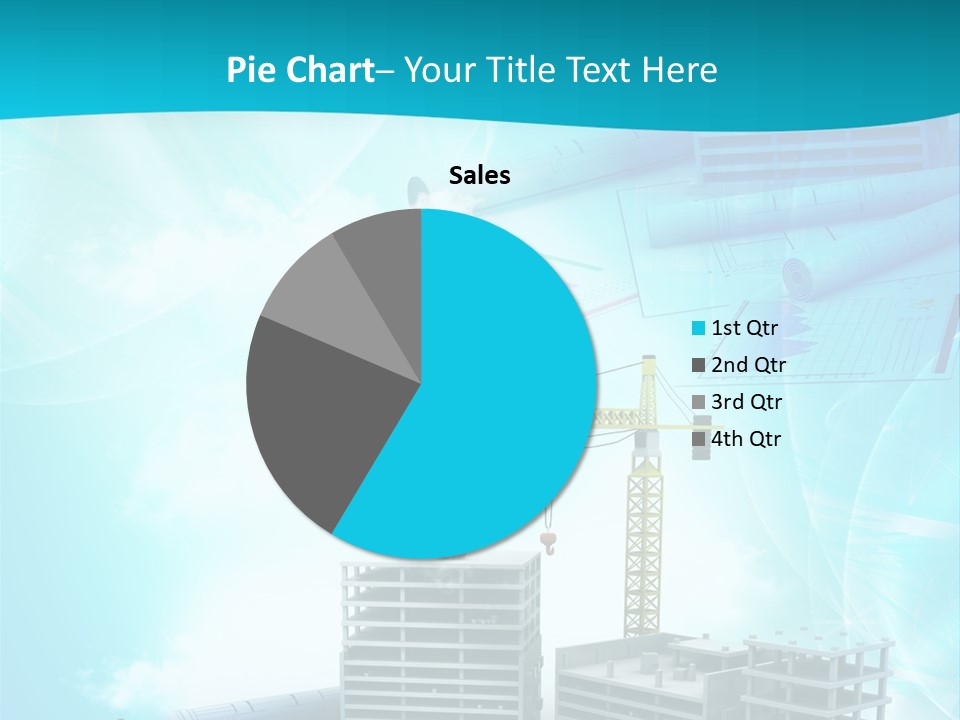 Architecture Building Crane PowerPoint Template
