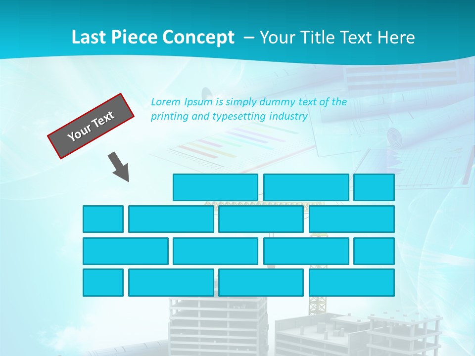 Architecture Building Crane PowerPoint Template
