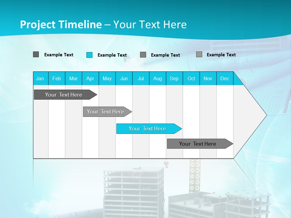 Architecture Building Crane PowerPoint Template