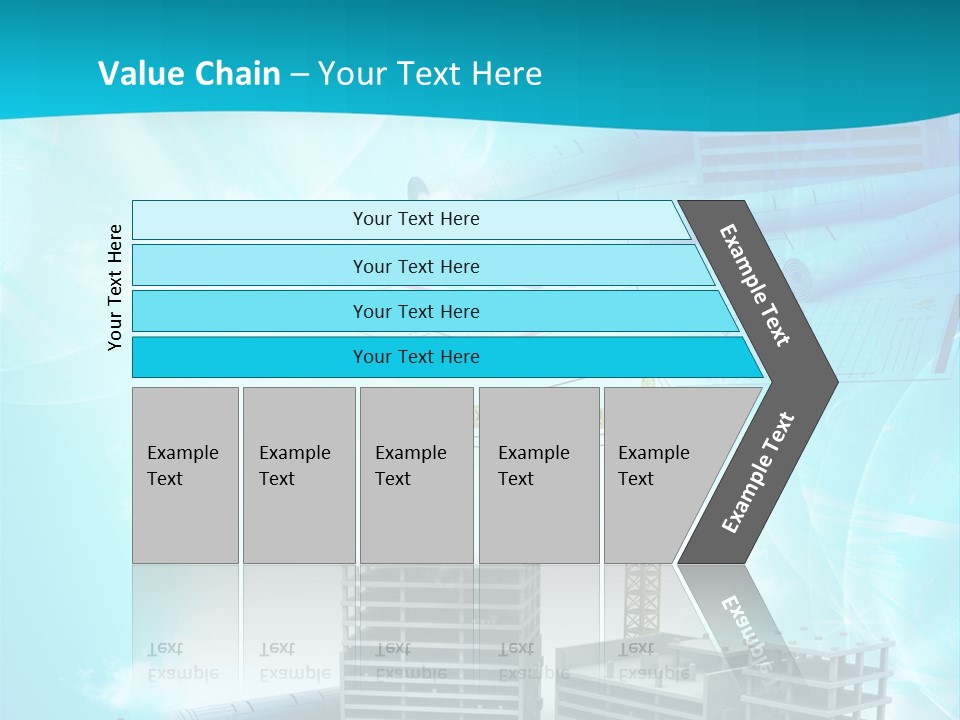Architecture Building Crane PowerPoint Template