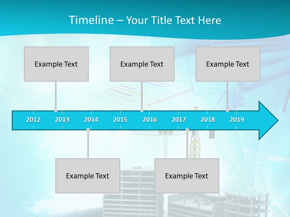 Architecture Building Crane PowerPoint Template