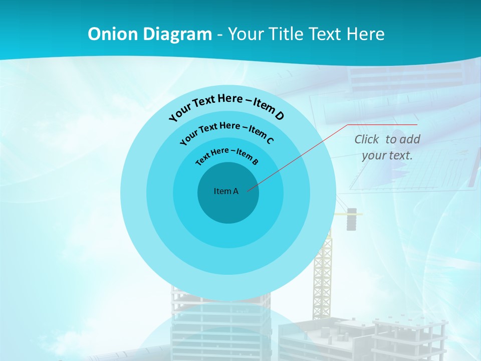 Architecture Building Crane PowerPoint Template