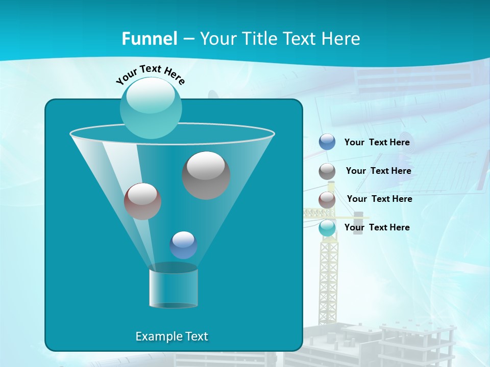 Architecture Building Crane PowerPoint Template