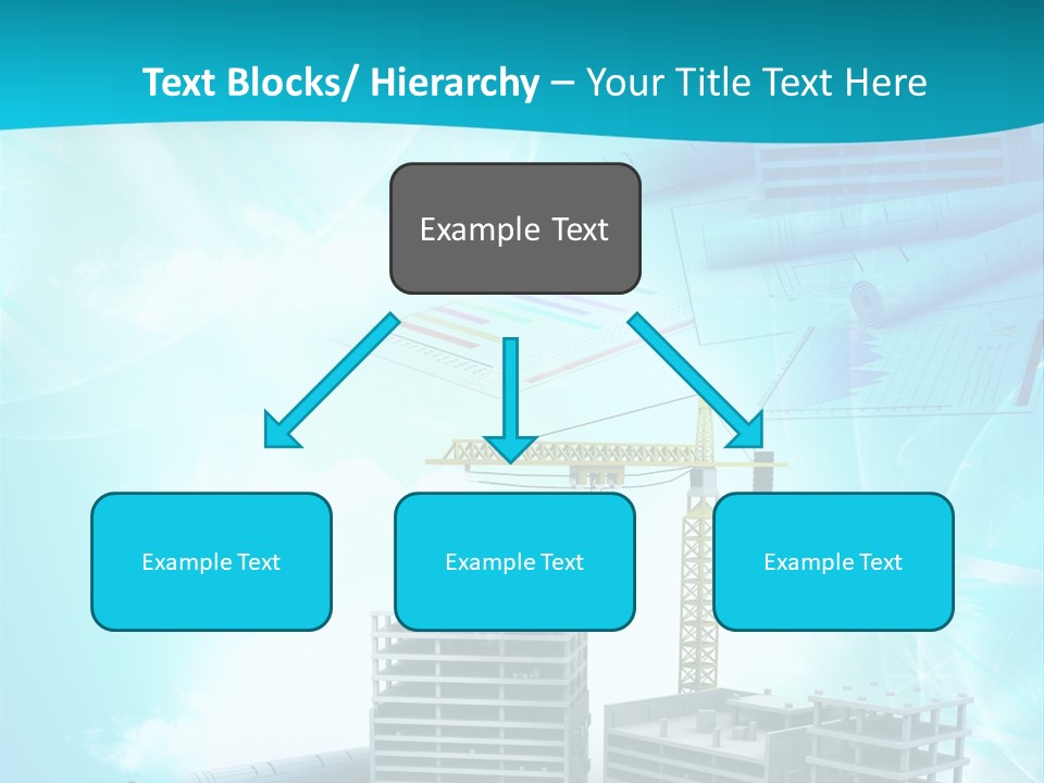 Architecture Building Crane PowerPoint Template