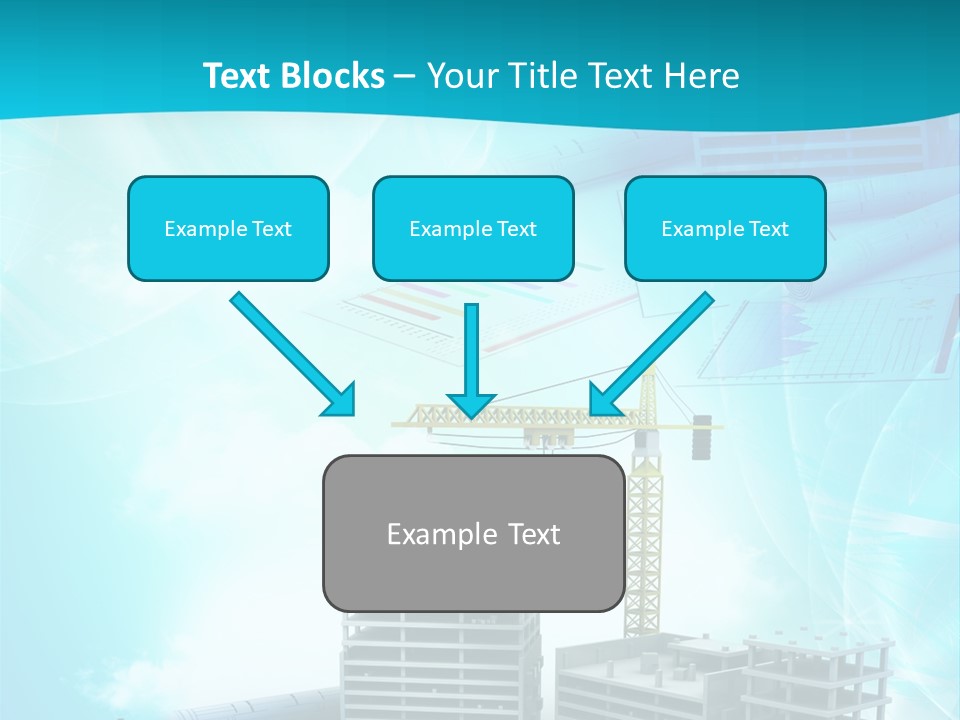 Architecture Building Crane PowerPoint Template