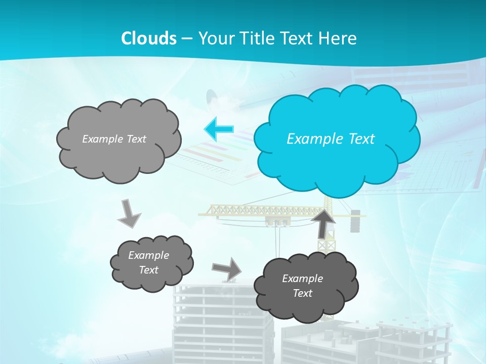 Architecture Building Crane PowerPoint Template