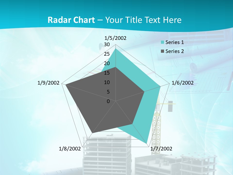 Architecture Building Crane PowerPoint Template