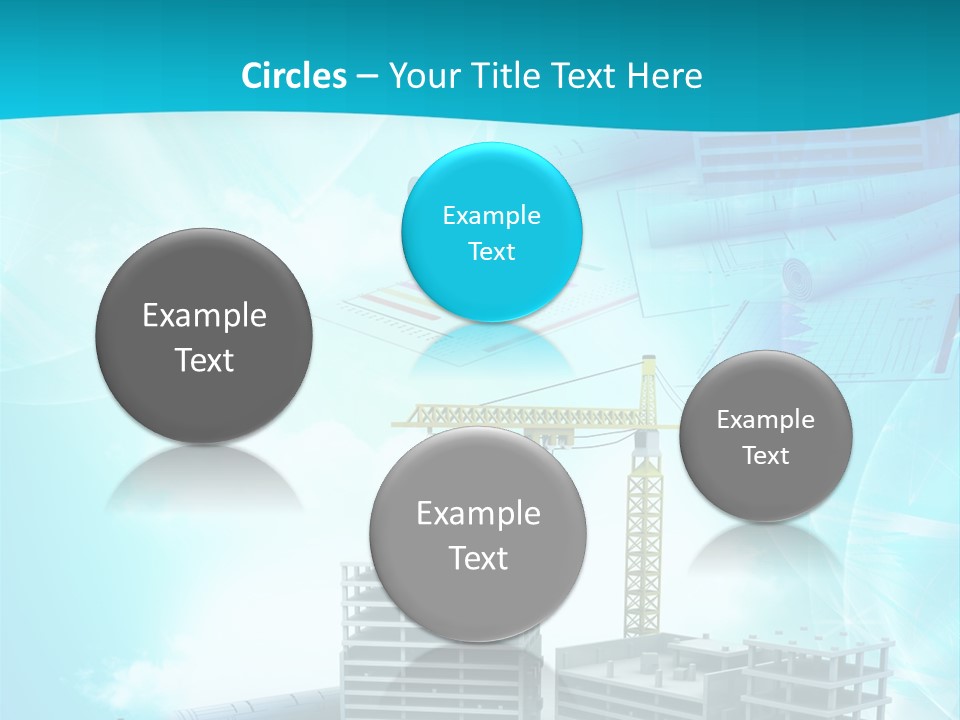 Architecture Building Crane PowerPoint Template