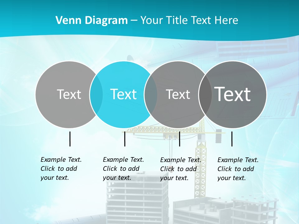 Architecture Building Crane PowerPoint Template