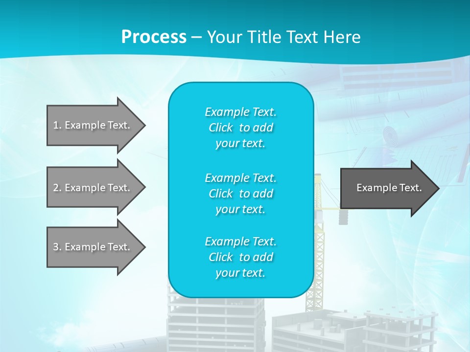 Architecture Building Crane PowerPoint Template