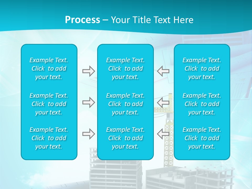 Architecture Building Crane PowerPoint Template