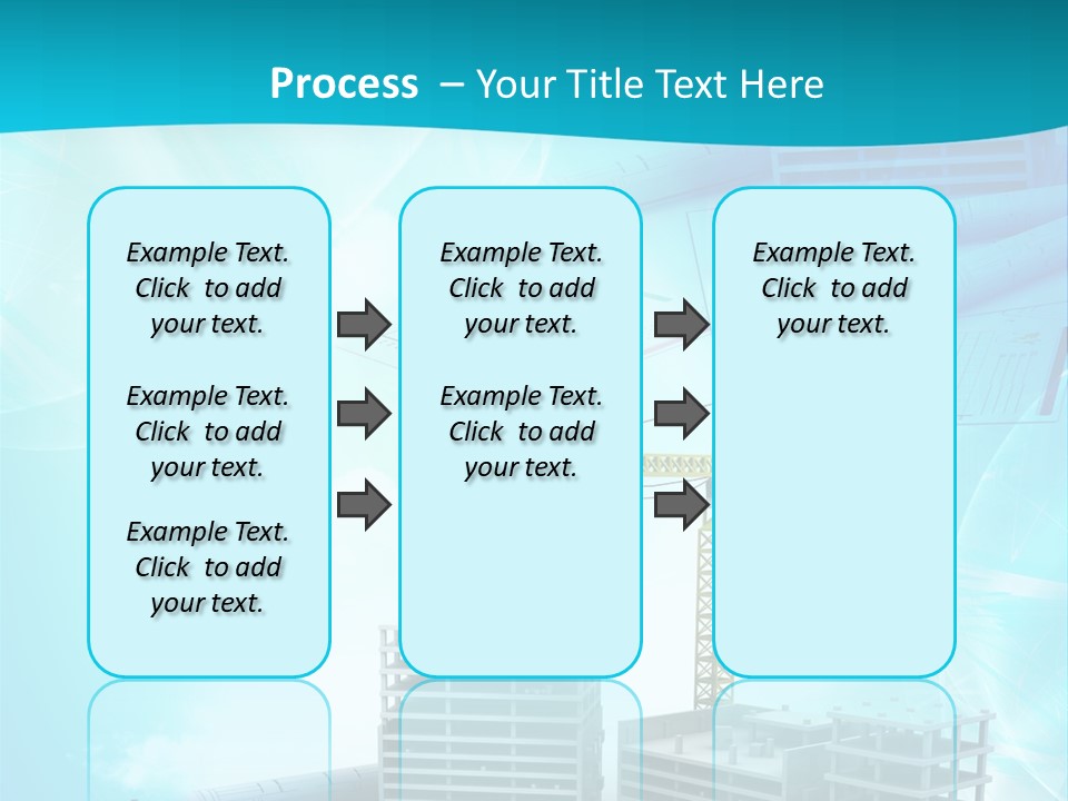 Architecture Building Crane PowerPoint Template