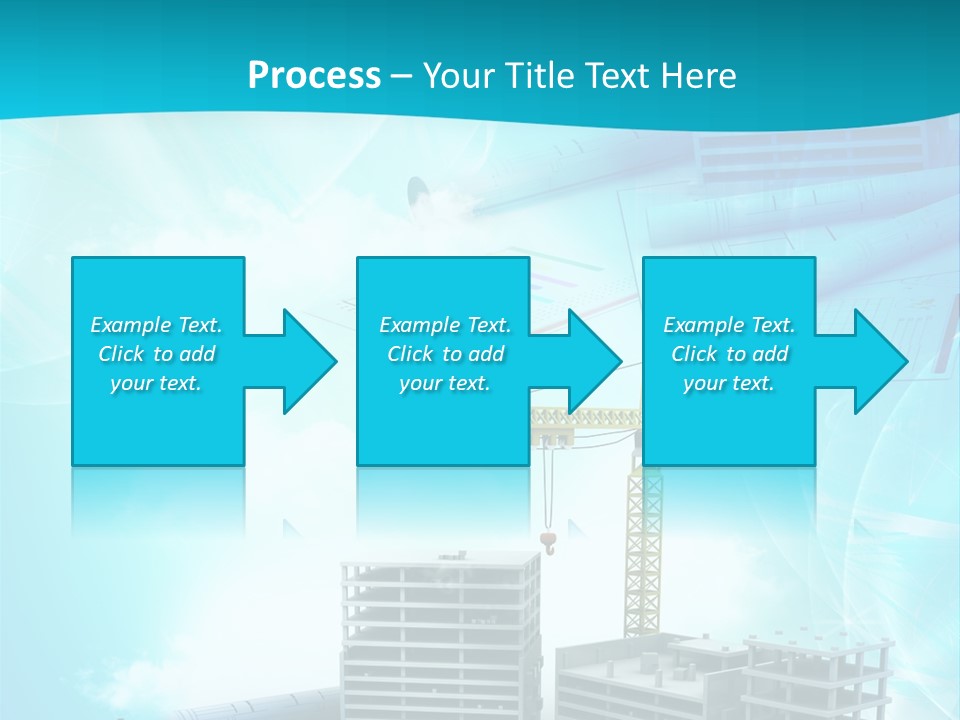 Architecture Building Crane PowerPoint Template
