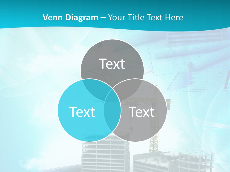 Architecture Building Crane PowerPoint Template