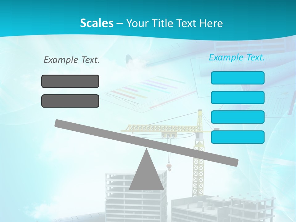 Architecture Building Crane PowerPoint Template