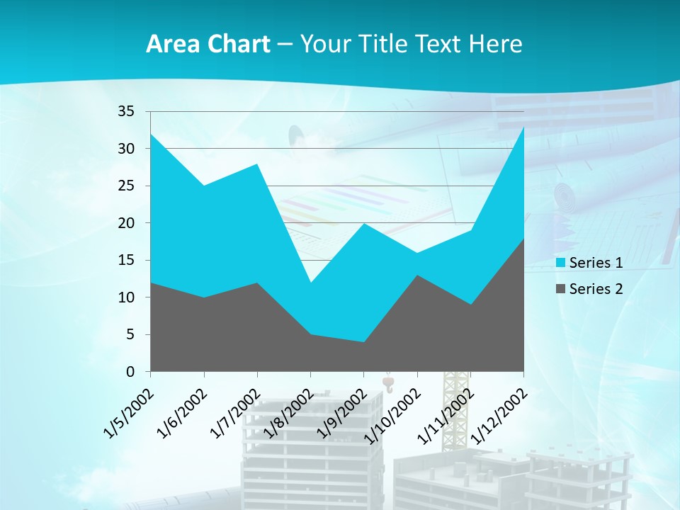 Architecture Building Crane PowerPoint Template