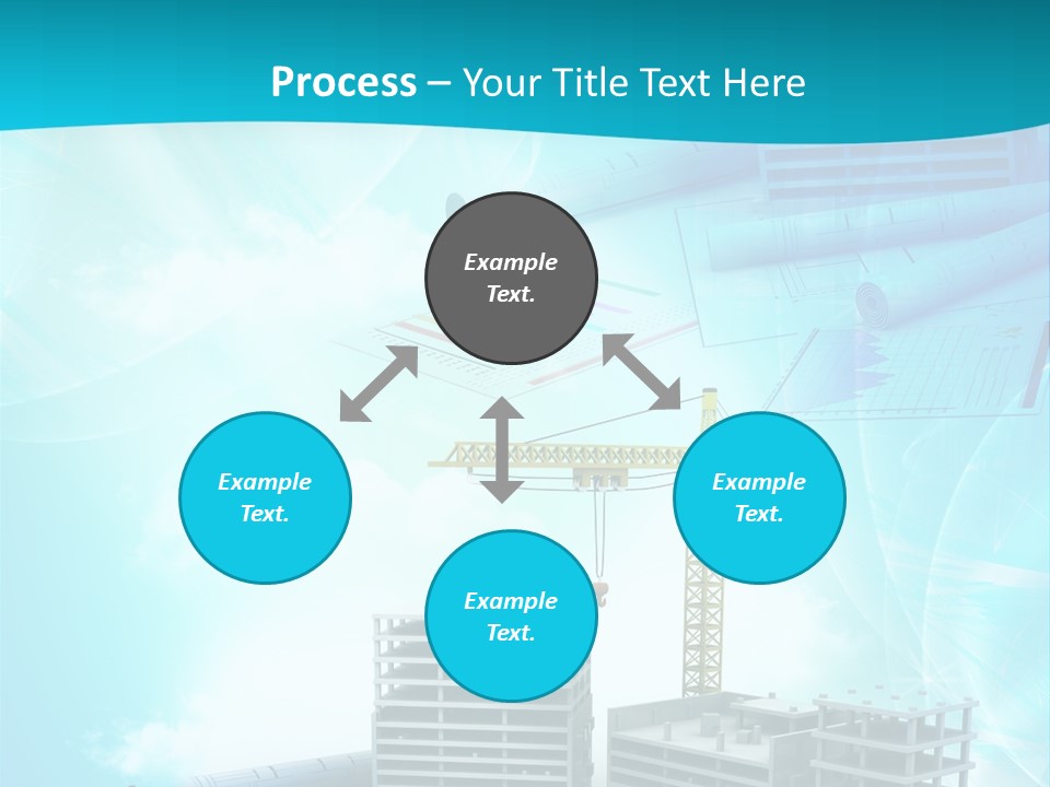 Architecture Building Crane PowerPoint Template