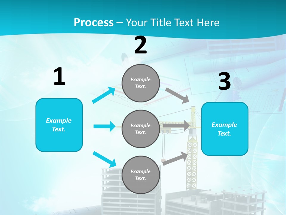 Architecture Building Crane PowerPoint Template