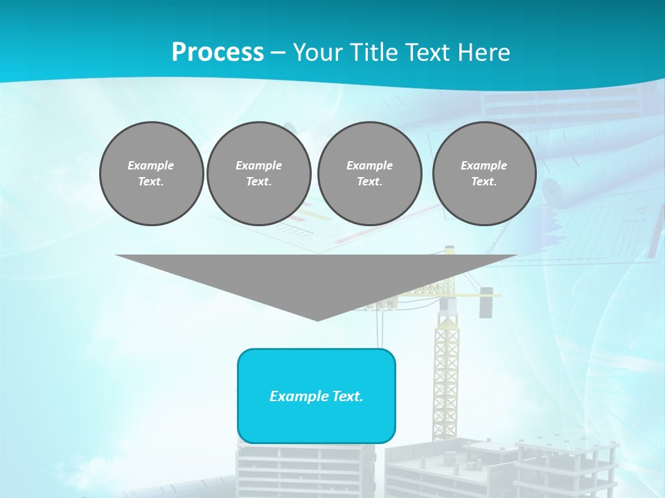 Architecture Building Crane PowerPoint Template