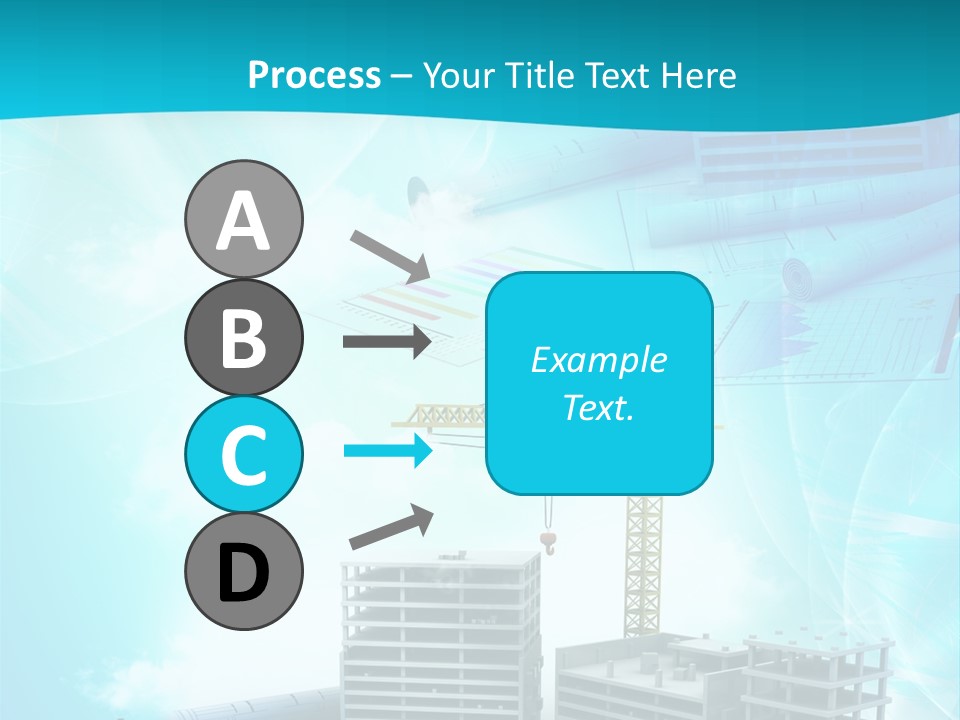 Architecture Building Crane PowerPoint Template