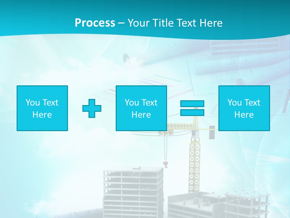 Architecture Building Crane PowerPoint Template