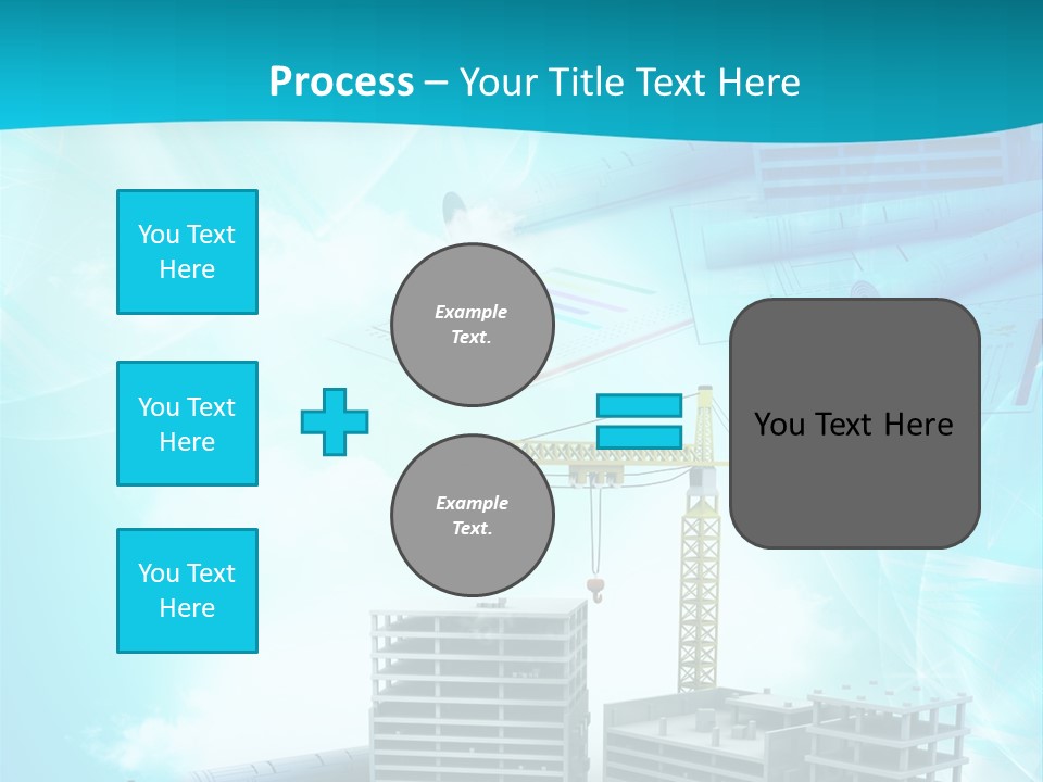 Architecture Building Crane PowerPoint Template