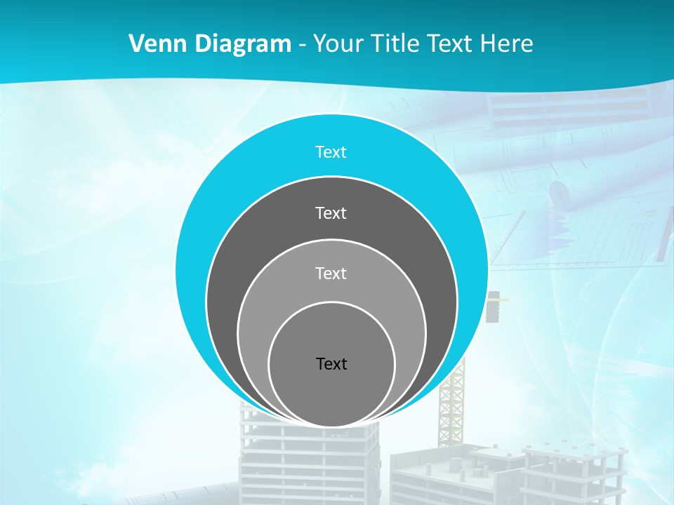 Architecture Building Crane PowerPoint Template