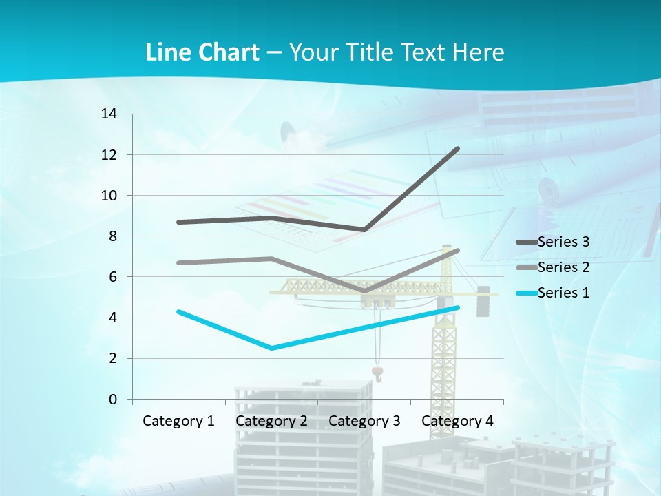 Architecture Building Crane PowerPoint Template