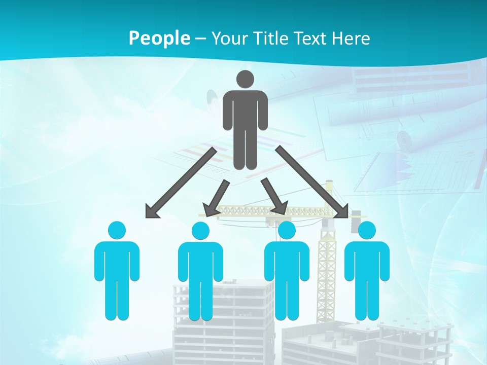 Architecture Building Crane PowerPoint Template