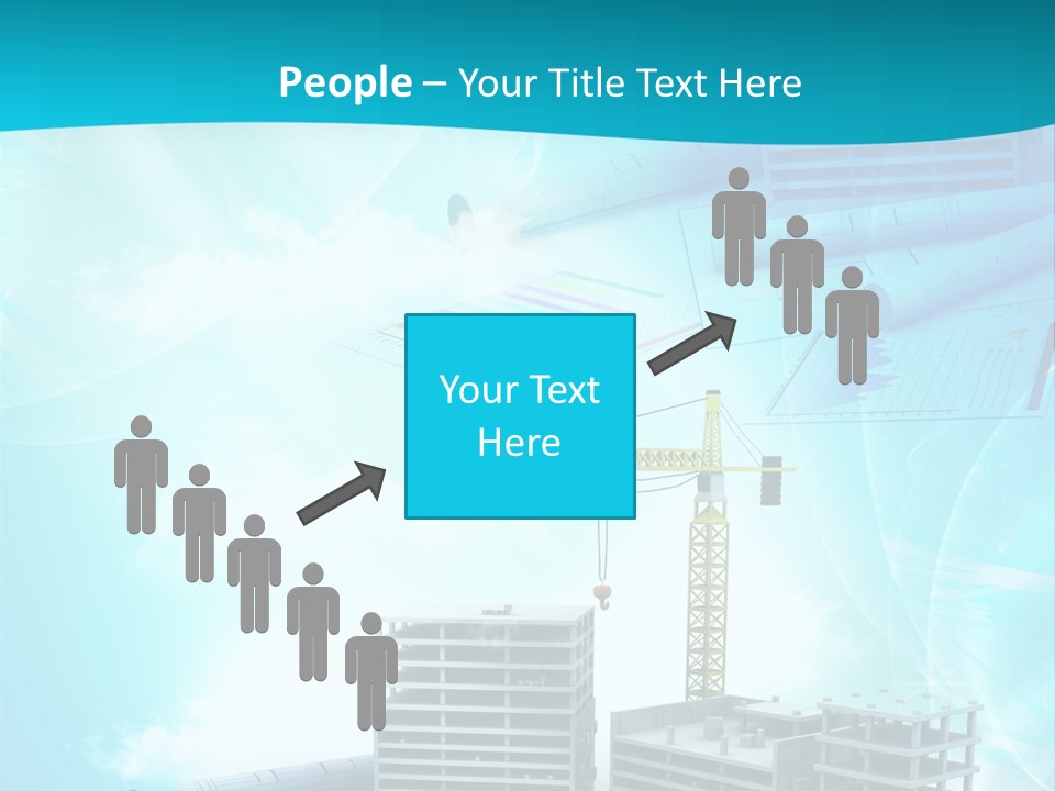 Architecture Building Crane PowerPoint Template