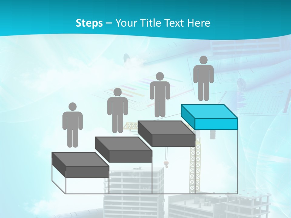 Architecture Building Crane PowerPoint Template