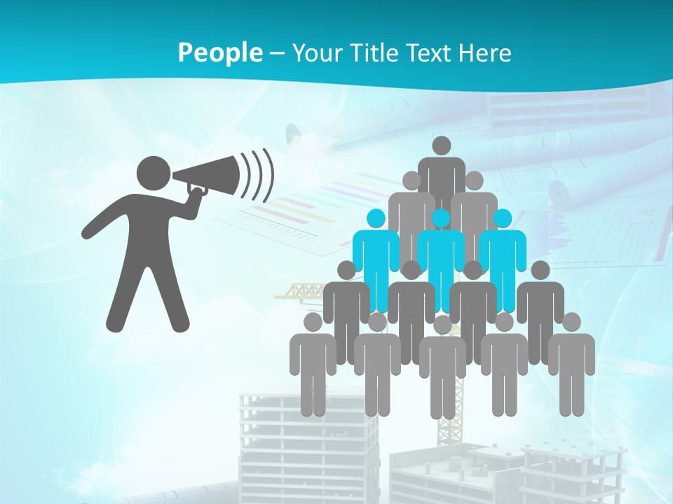 Architecture Building Crane PowerPoint Template