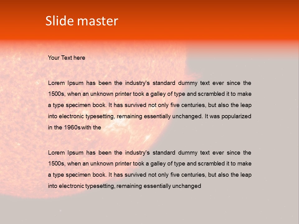 View Planet Universe PowerPoint Template