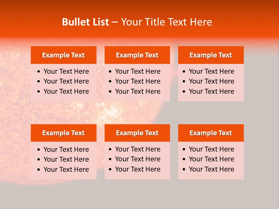 View Planet Universe PowerPoint Template