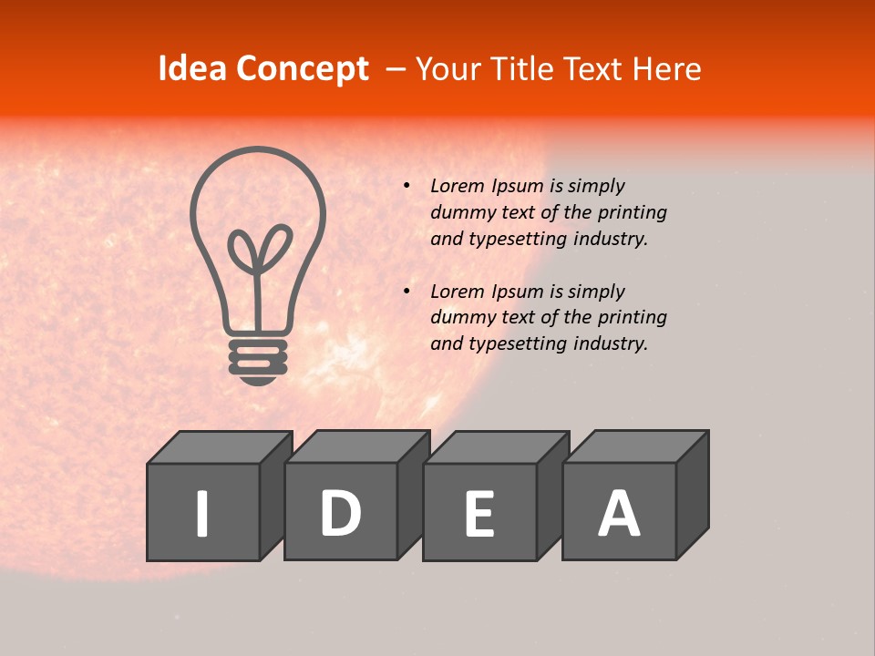 View Planet Universe PowerPoint Template
