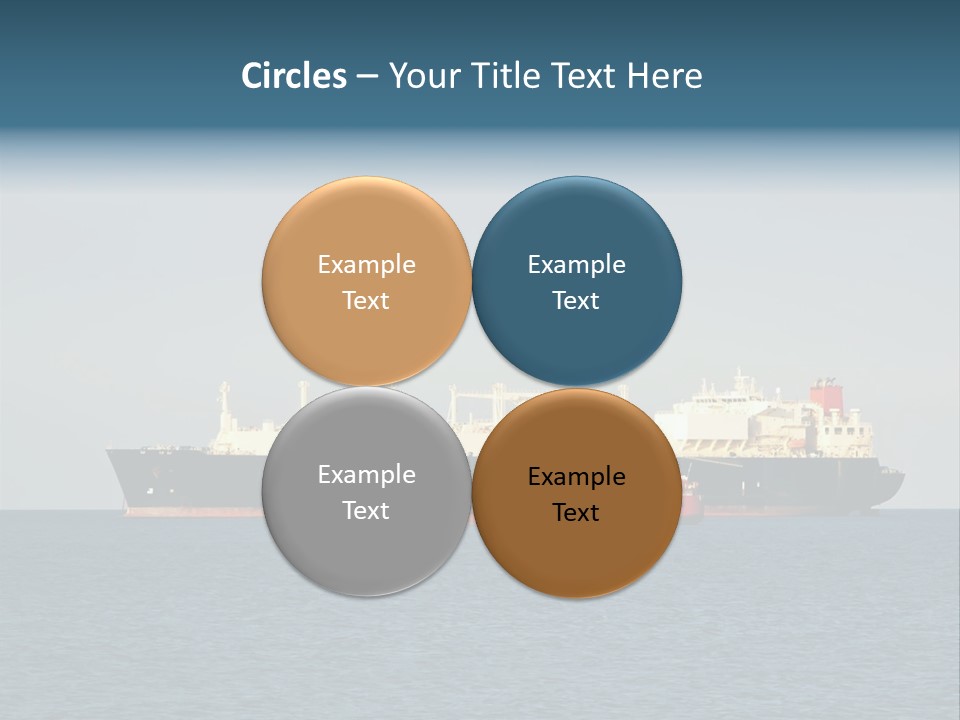 Container Pump Water Scape PowerPoint Template