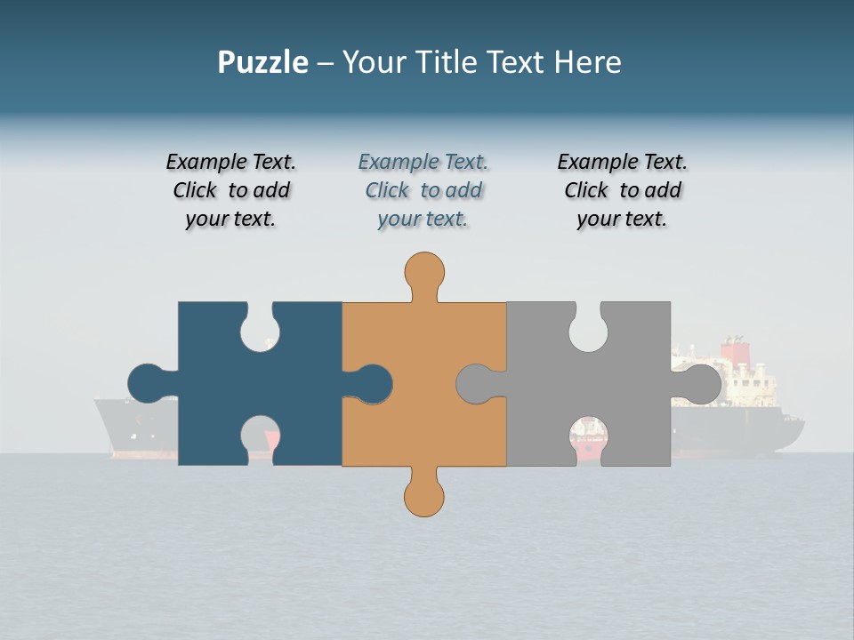 Container Pump Water Scape PowerPoint Template