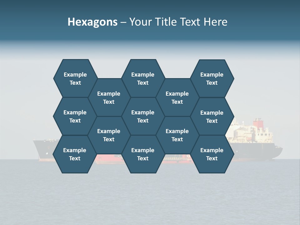 Container Pump Water Scape PowerPoint Template