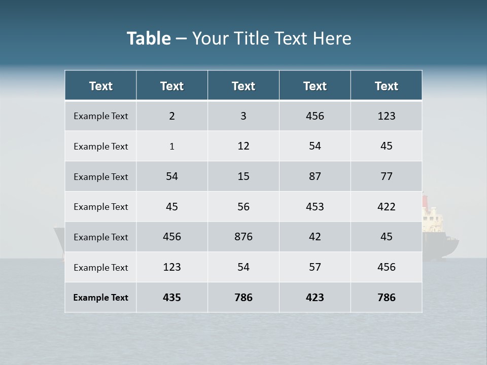 Container Pump Water Scape PowerPoint Template