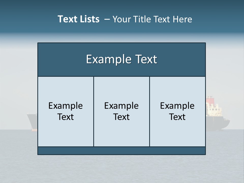 Container Pump Water Scape PowerPoint Template