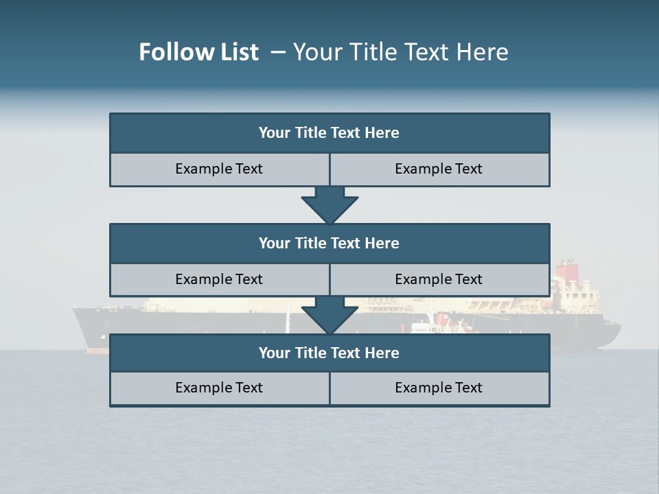 Container Pump Water Scape PowerPoint Template
