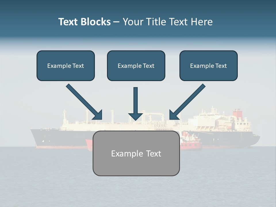 Container Pump Water Scape PowerPoint Template