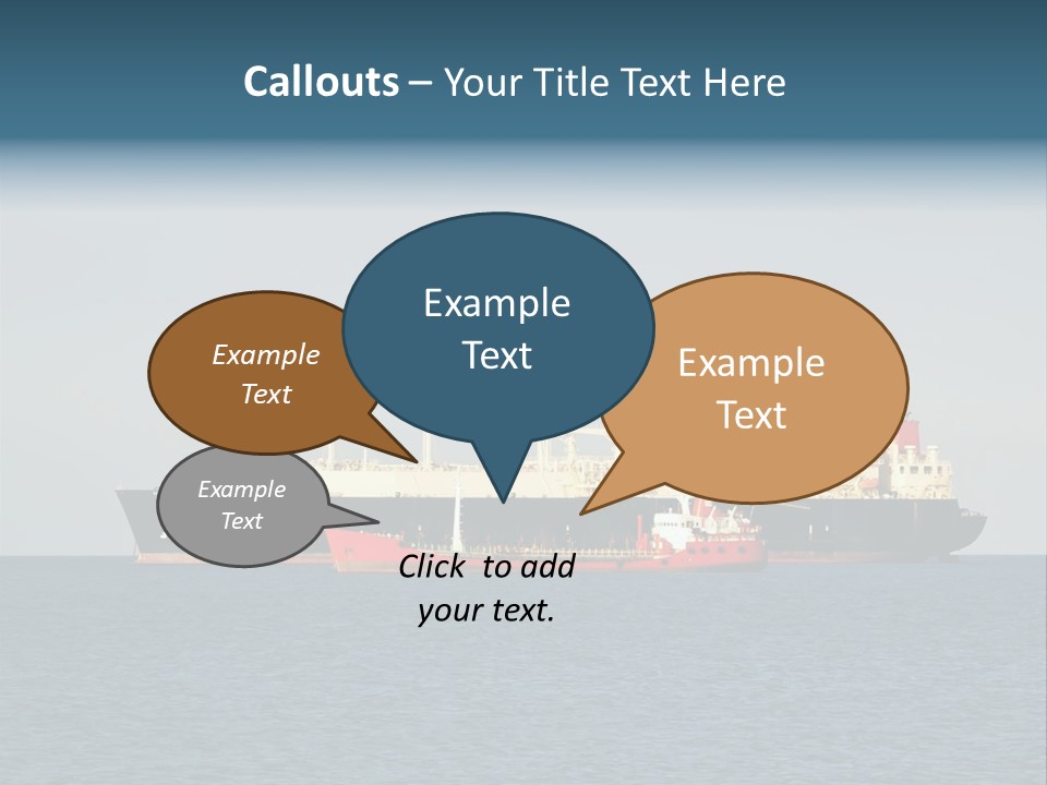 Container Pump Water Scape PowerPoint Template