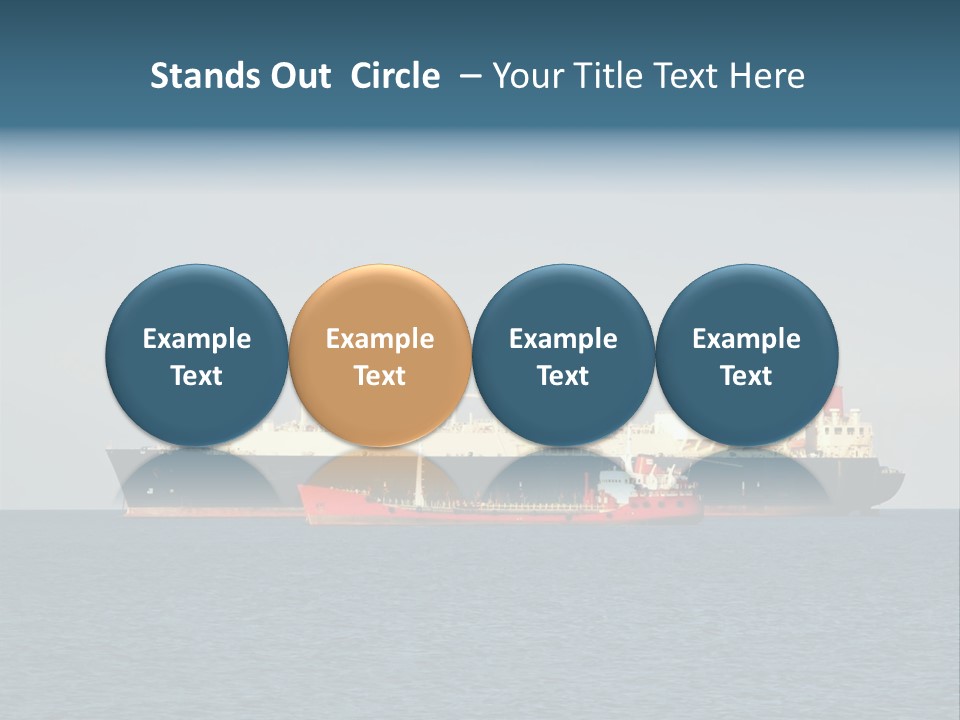 Container Pump Water Scape PowerPoint Template